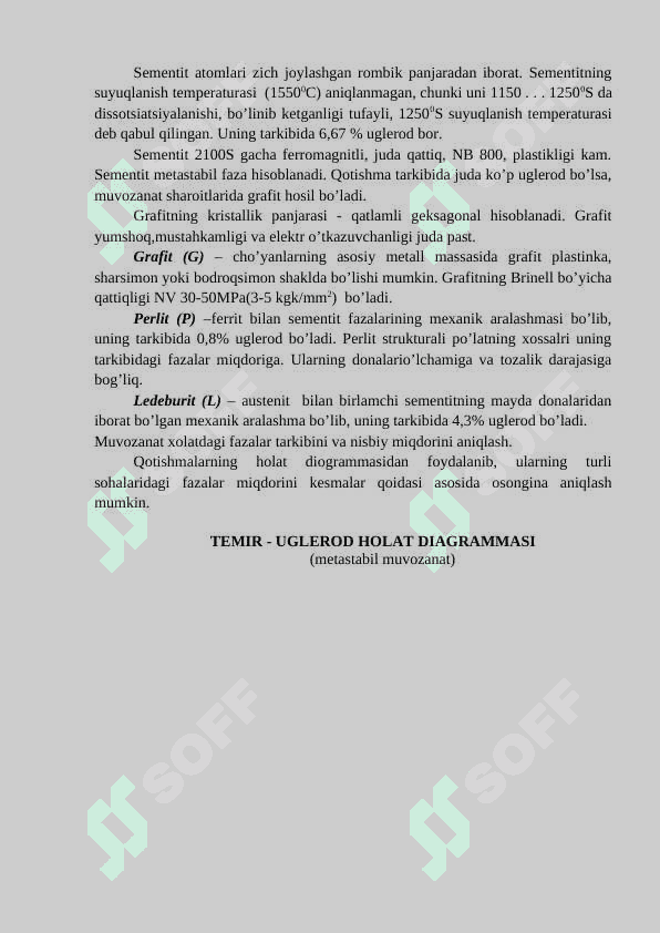 Temir va uning qotishmalari. 3
