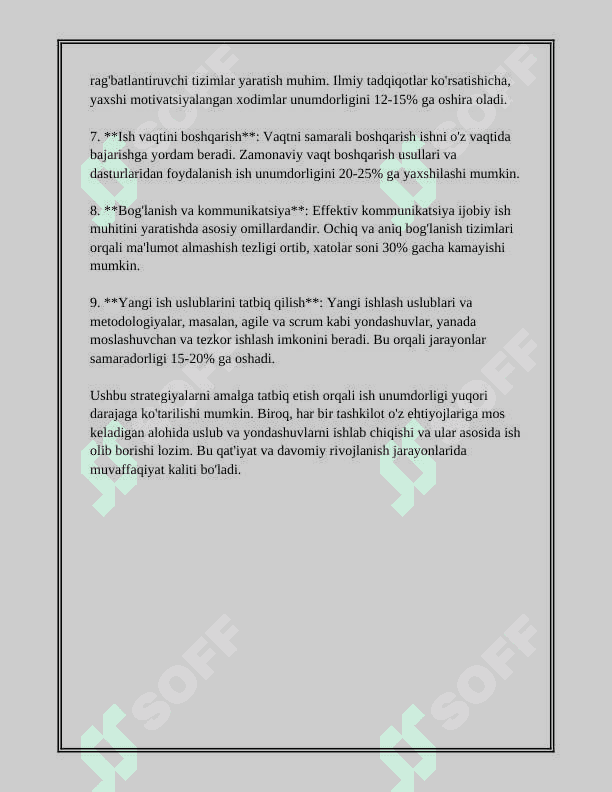 MEHNAT UNUMDORLIGI - IQTISODIY O'SISH OMILI SIFATIDA 4