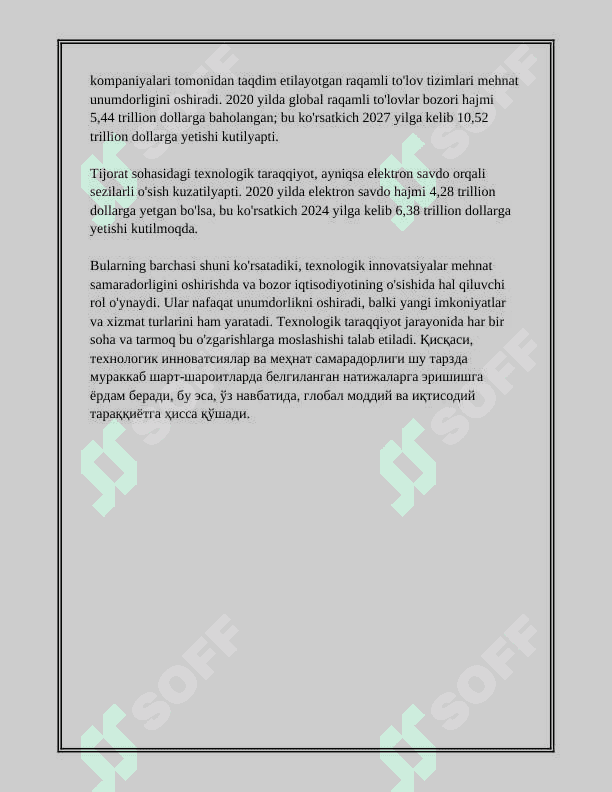 MEHNAT UNUMDORLIGI - IQTISODIY O'SISH OMILI SIFATIDA 8