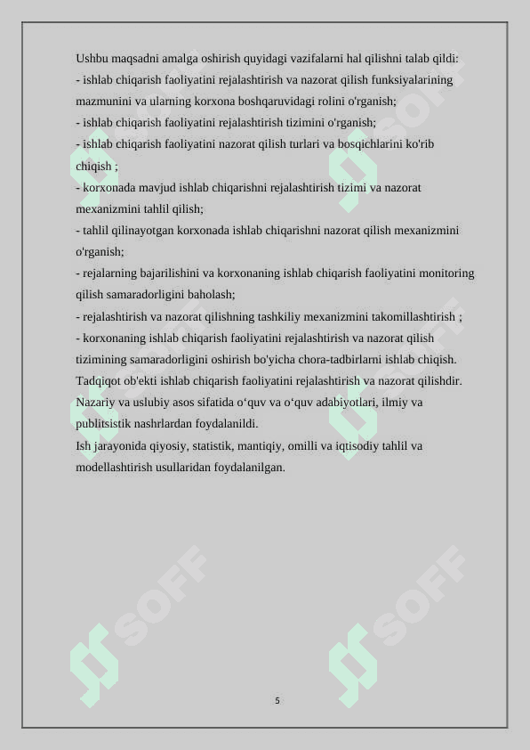 MA’LUMOTLAR BAZALARI TEXNOLOGIYASI 5