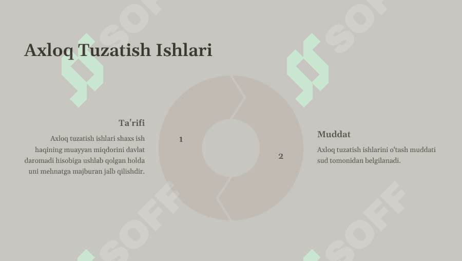 Yuridik javobgarlikning oqibatlari mavzusi bo'yicha slayd va krossword (8-sinf huquq) 6