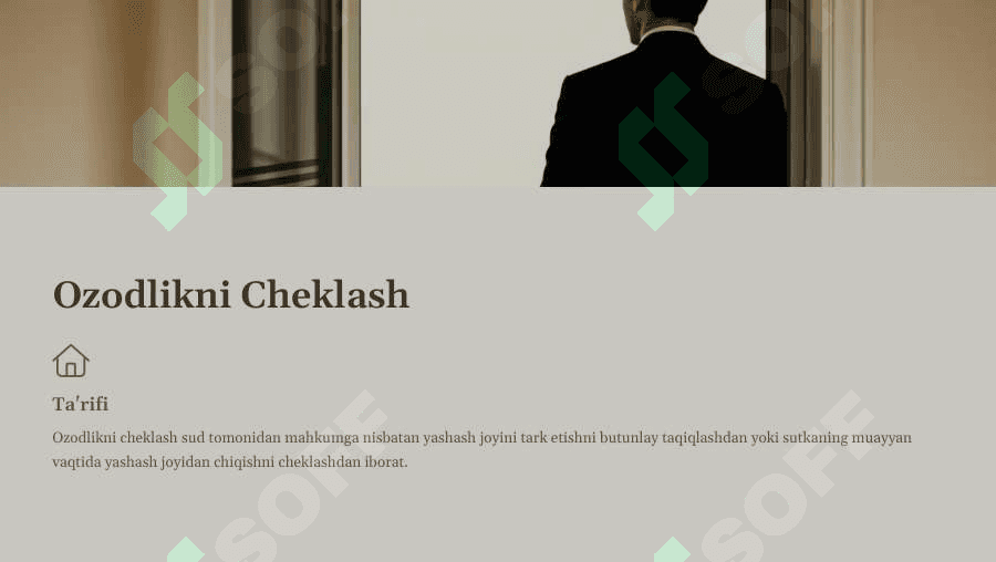 Yuridik javobgarlikning oqibatlari mavzusi bo'yicha slayd va krossword (8-sinf huquq) 7
