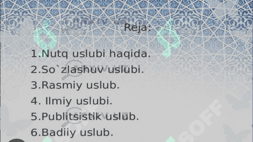 Nutq uslublari (taqdimot 15 list) 2