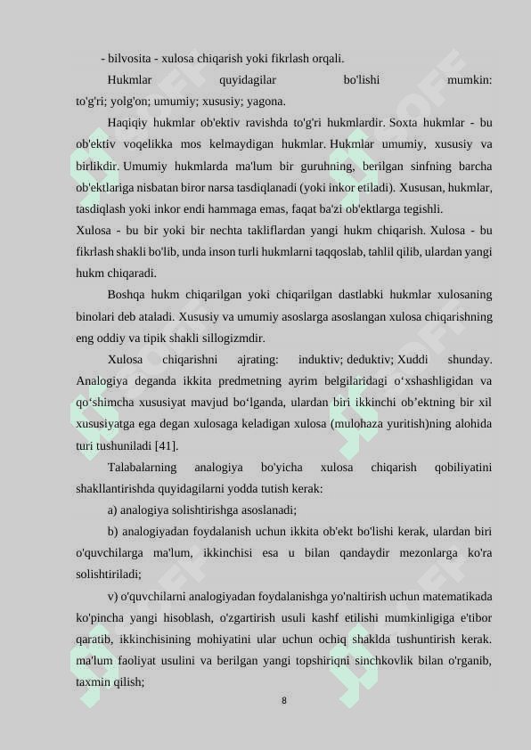 4-sinf matematika darslarida analogiya metodlari 8