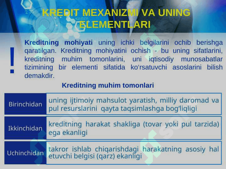 KREDITLASHNI TASHKIL ETISH ASOSLAR pptx 4