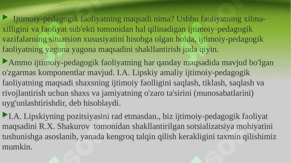 Uyushmagan yoshlar bilan olib boriladigan ijtimoiy-pedagogik ish 6