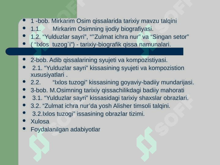 Mirkarim Osim - tarixiy qissanavis 2