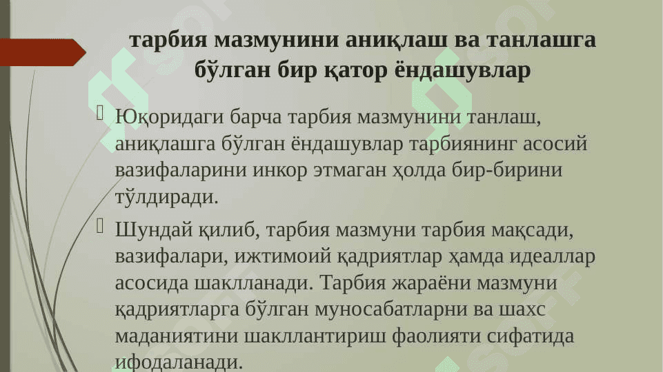 TARBIYA MAZMUNI 8