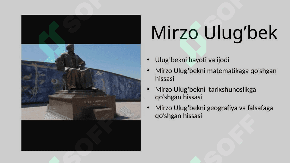 Mirzo Ulug'bek 3