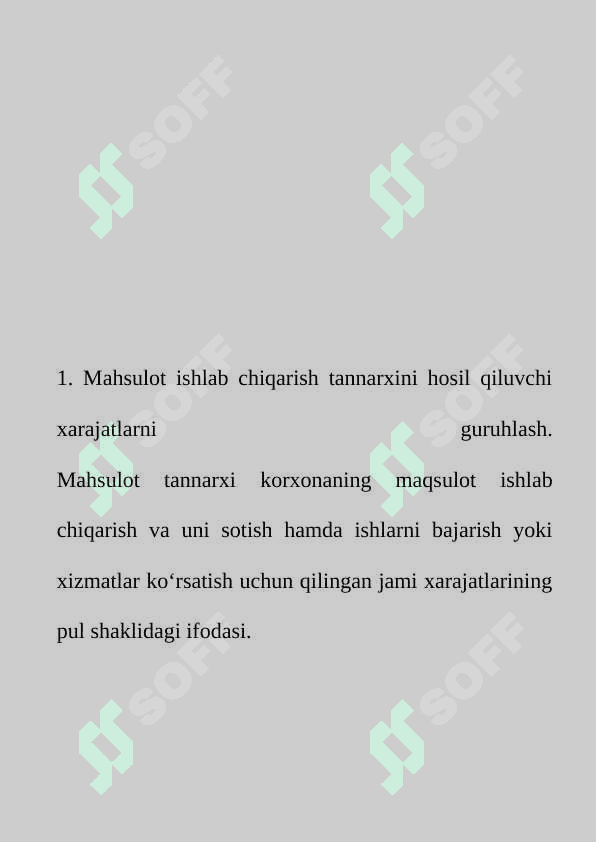 Sanoatda tannarx, foyda va ishlab chiqarish rentabelligi. 3