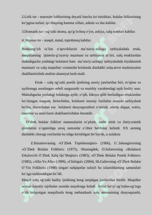 "Xalq oʻgʻzaki ijodida taʼlim-tarbiya masalalari" 6