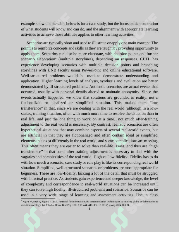 The progress in teaching with the use of case-study role play and simulation 6