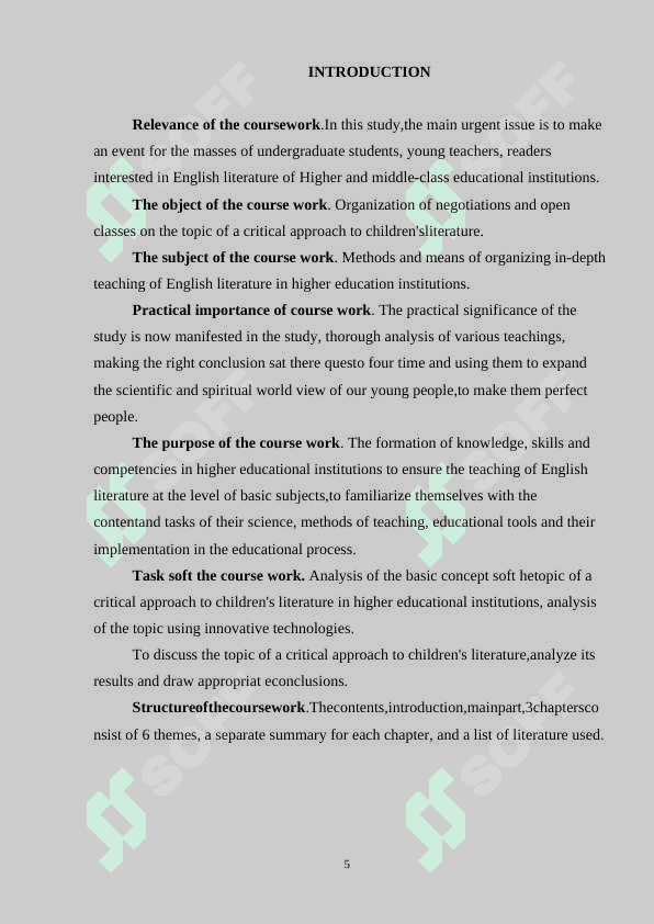 POETICS AND GENRE 5