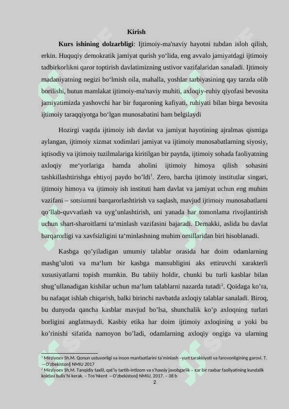 O'zbekistonda ijtimoiy ish sohasida oila va bolalarni ijtimoiy qo'llab-quvvatlash amaliyotining rivojlanish tarixi 2