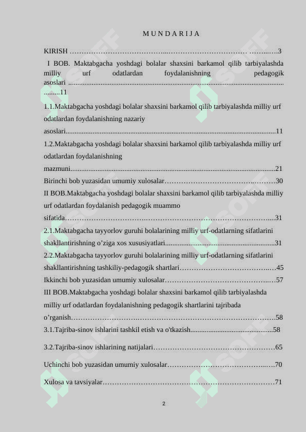 Maktabgacha yoshdagi bolalar shaxsini barkamol qilib tarbiyalashda milliy urf odatlardan foydalanish 2
