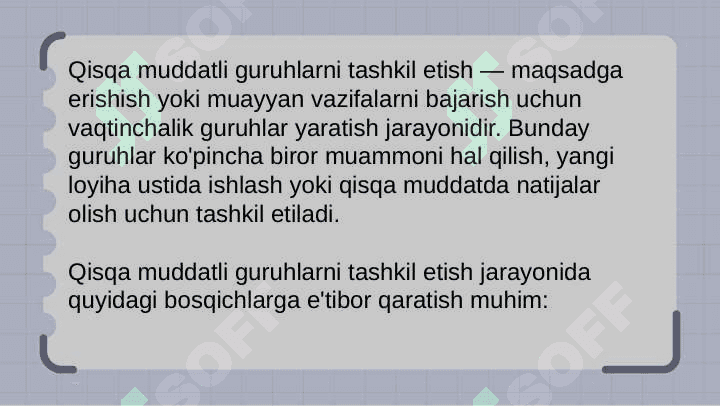 Maktabgacha talim Tashkilotida qisqa muddatli guruhlarni tashkil qilish 3