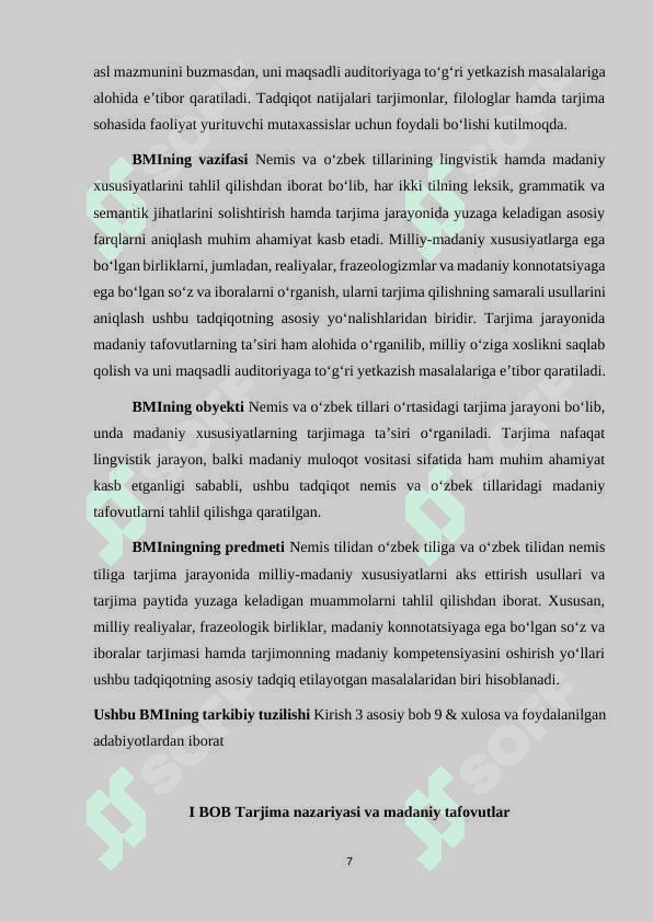 Nemis tilidan o'zbek tiliga va o'zbek tilidan nemis tiliga tarjima qilishda milliy madaniy xusiyatlar 7