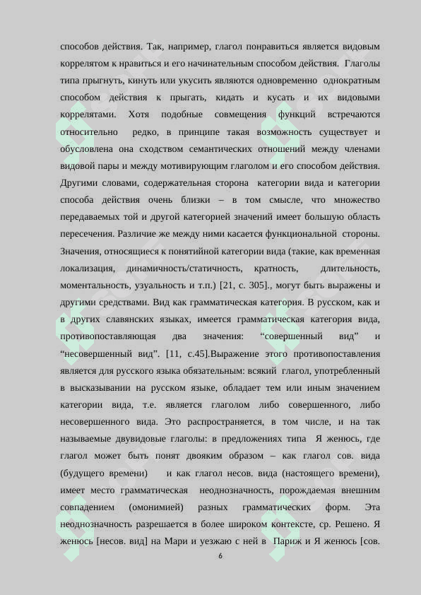Вид русского глагола 6
