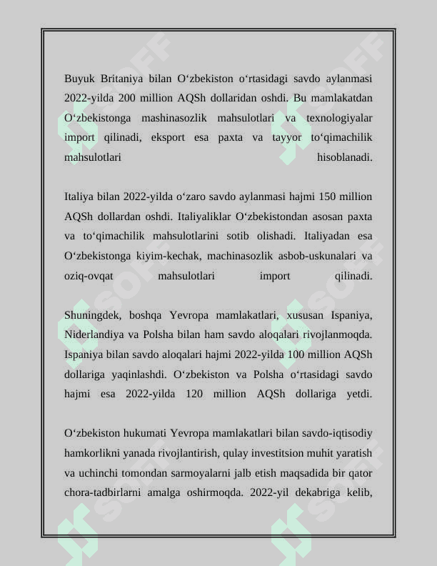 OʻZBEKISTONNI YEVROPA MAMLAKATLARI BILAN ALOQALARI 7