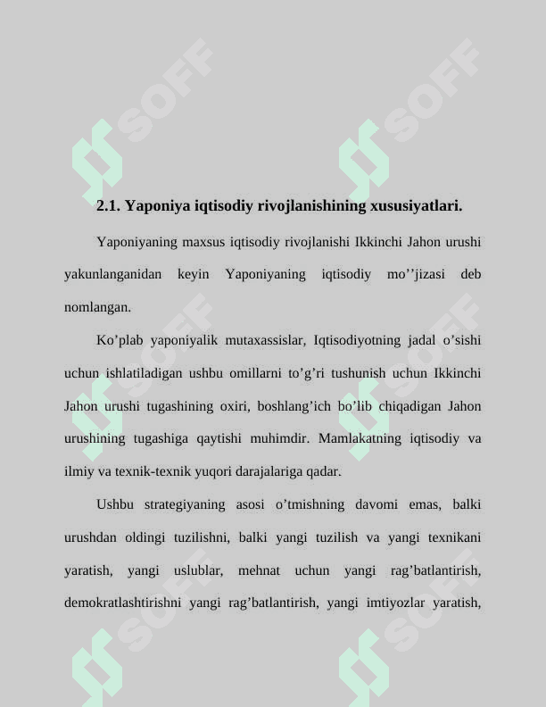 YAPONIYA IQTISODIYOTI 5