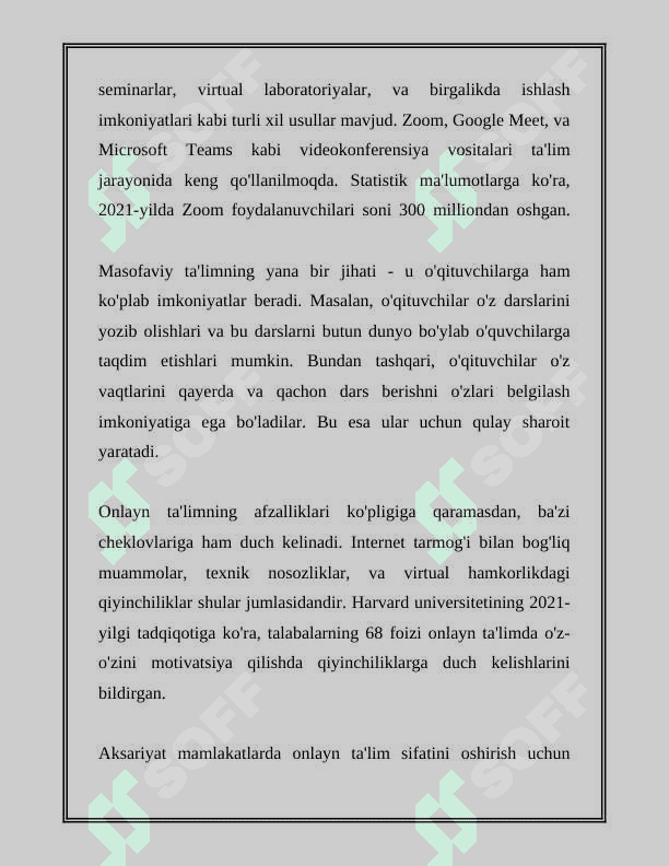 RAQAMLI TA’LIM TEXNALOGIYALARI 8
