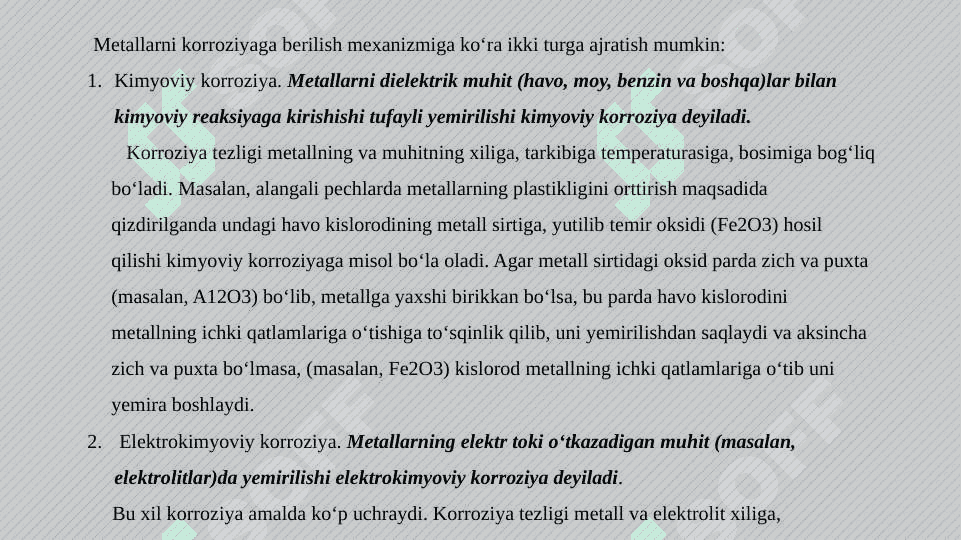 Korroziya, uning turlari va oldini olish choralari 4