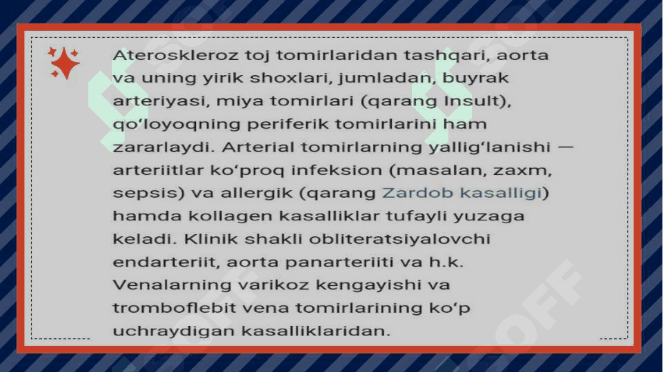 Gerontologiya . Qariyalarda yurak-qon tizimi kasalliklari kechishining o'ziga xos tomonlari. Yurak qon -tomir tizimini anatoma-fiziologik xususiyatlari . Keksa va qariyalarda kasalliklarning kechishini o'ziga xos tomonlari 4