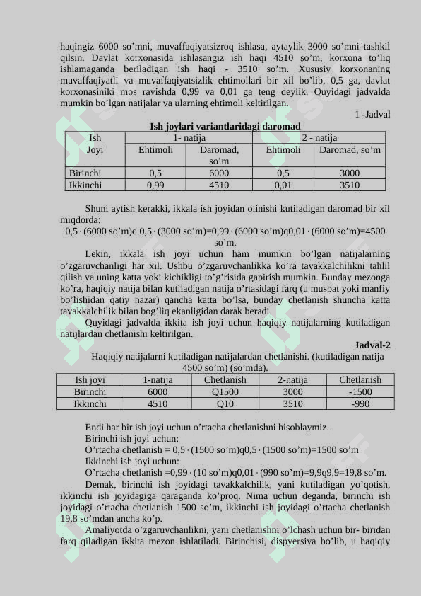 Bоzоr va tаvakkаlchilik 3