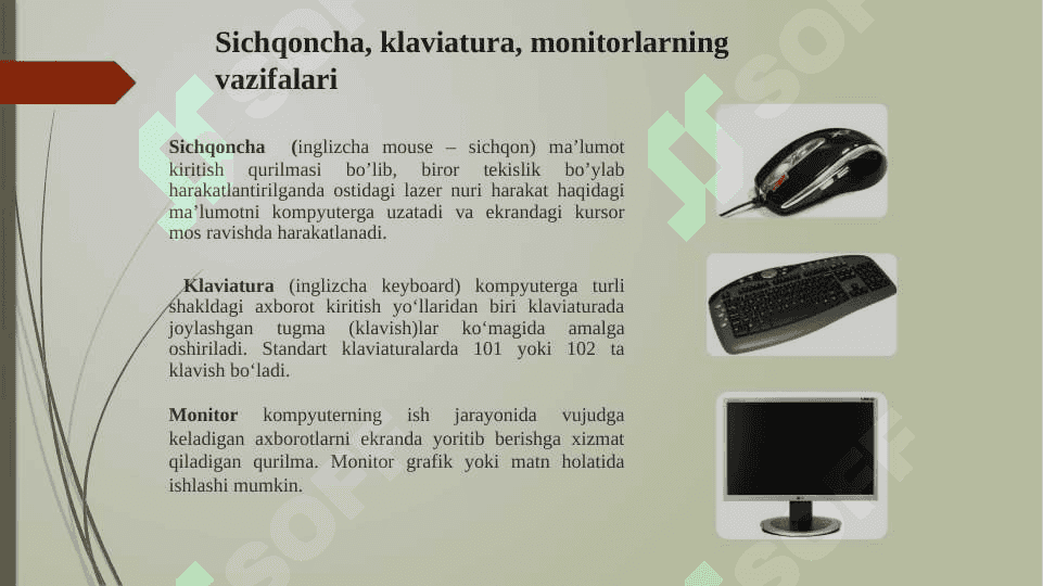 Kompyuter va uning ta’minoti 3
