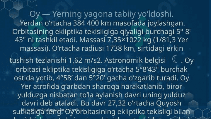 “Oy holatini kuzatish” mavzusidagi tayorlagan loyiha ishi 2