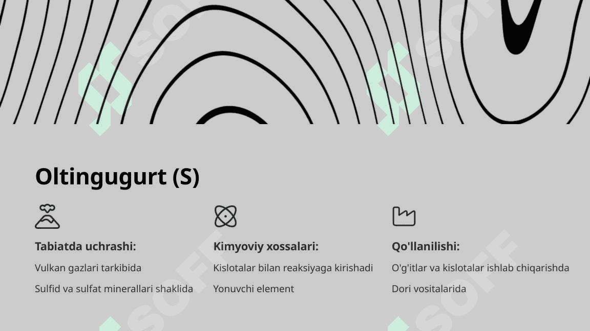 Kislorod guruhchasi elementlari 4