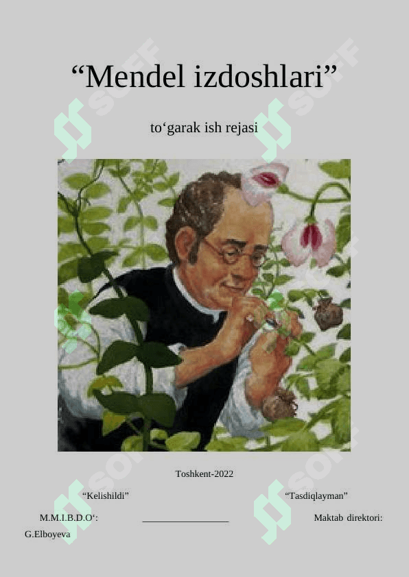 Biologiya to'garak hujjati 34 soatli 2