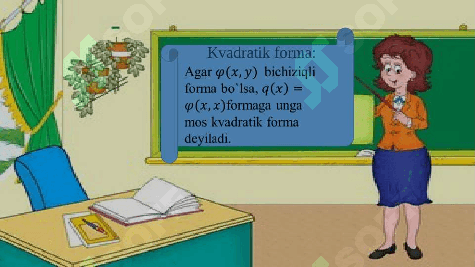 KVADRATIK FORMA MATRITSASI  VA KAVADRATIK FORMA RANGI 3
