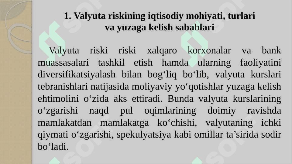 Valyuta riski mavzusi bo'yicha taqdimot.ppt 3
