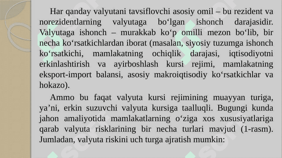 Valyuta riski mavzusi bo'yicha taqdimot.ppt 5