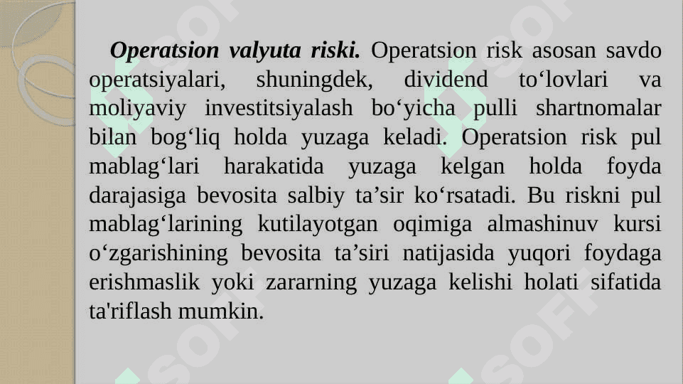 Valyuta riski mavzusi bo'yicha taqdimot.ppt 7