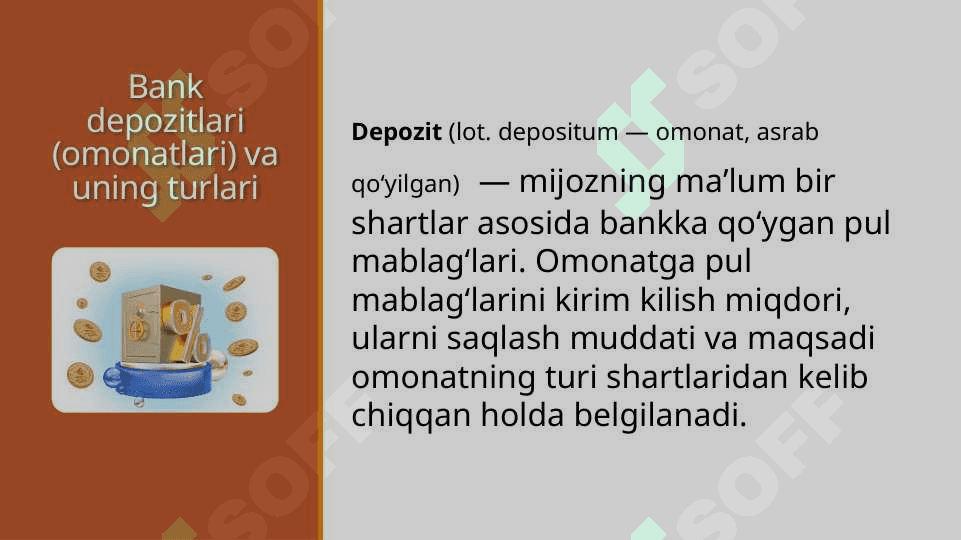Banklarda deposit operatsiyalari  hisobi 4