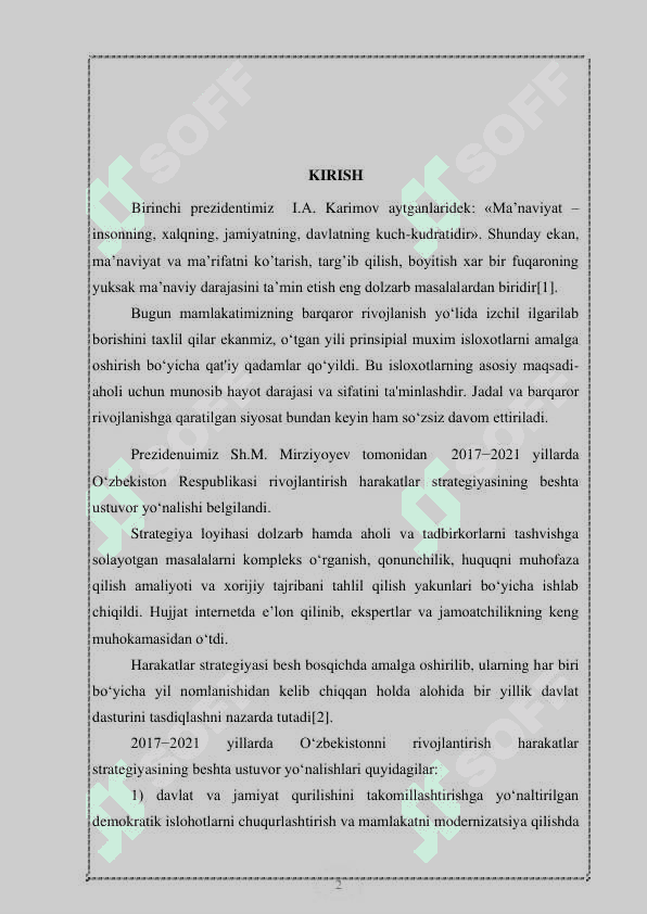Karboporit g’ovak to‘ldiruvchi ishlab chiqarish korxonasini loyihalash 2