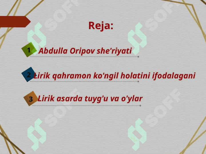 Abdulla Oripov she'riyati to'g'risida 2