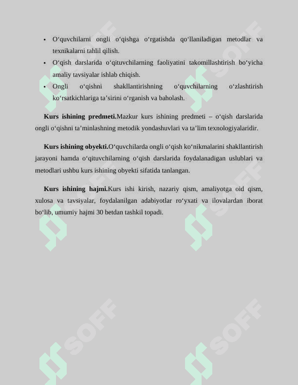 Kitobxonlik faoliyatini shakllantirish ( to‘g‘ri , tez , ongli o‘qish ) 5