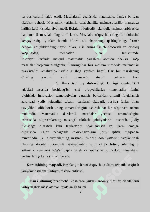 BOSHLANG‘ICH SINFDA MATEMATIKA O‘QITISH JARAYONIDA MEHNAT TARBIYASINI SHAKLLANTIRISH METODIKASI (1-SINF MISOLIDA) 4