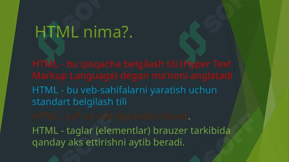 Web-sahifada matn joylashtirish va ularni boshqarish. Link  joylashtirish 3