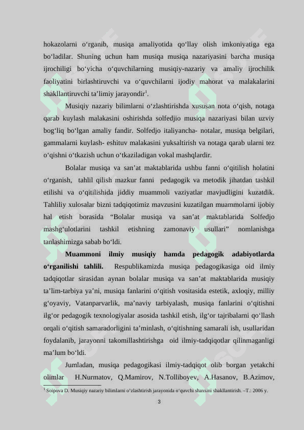Bоlаlаr musiqа vа sаn’аt mаktаblаri sоlfеdjiо mаshg‘ulоtlаrini tаshkil еtishning zаmоnаviу usullаri 3