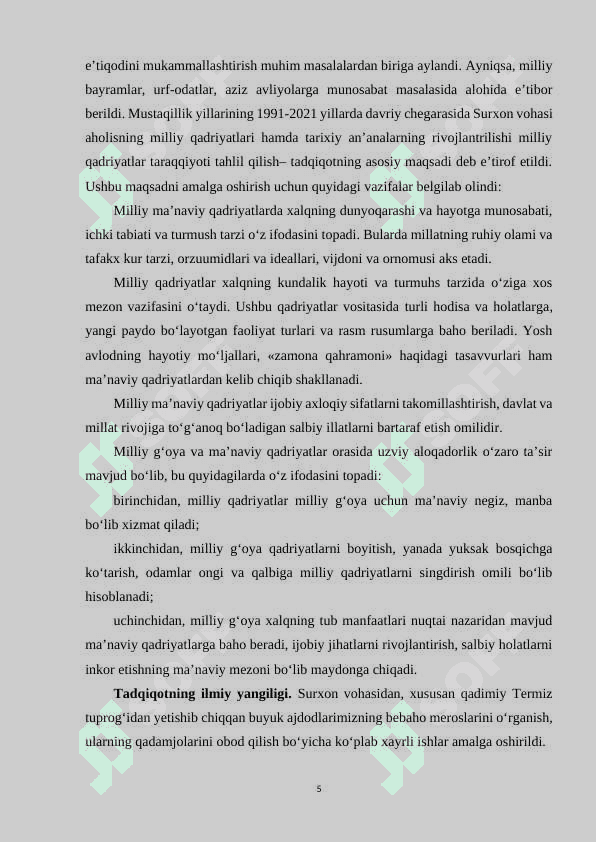 TARIXIY QADRIYATLARNING TIKLANISHI 4