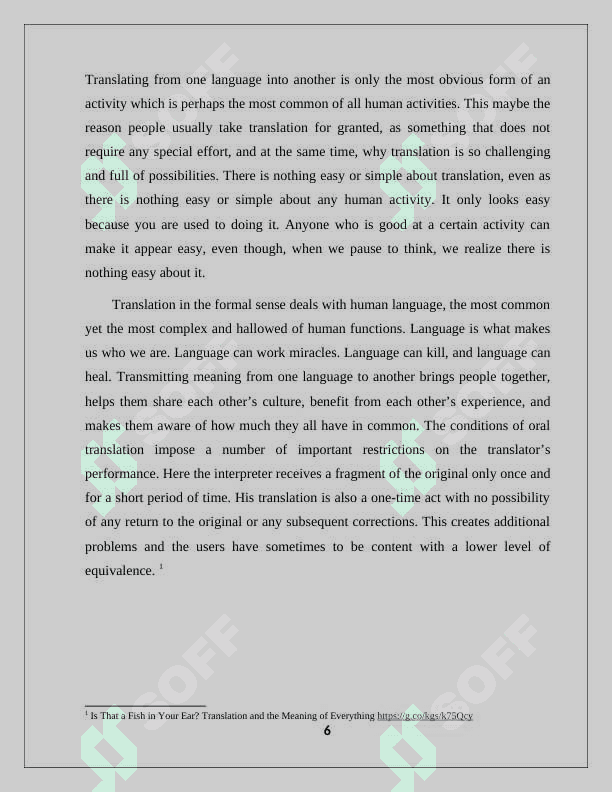 “Methods of Oral translation” 6