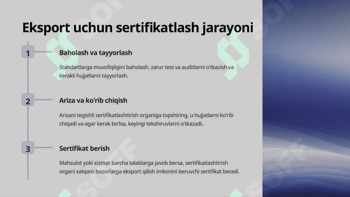 Sertifikatlash va xalqaro savdo 4