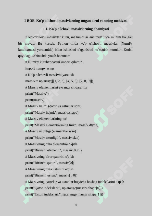 Ko'p o'lchovli massivlar. n ta elementdan iborat kvadrat massiv berilgan. Birinchi qator elementlarining mahsulotini toping. Ko'p o'lchovli massiv tushunchasi. Ko'p o'lchovli massivni qanday saralashni ko'rsatadigan dastur tuzing. 5