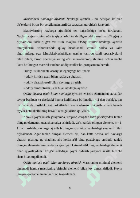 Ko'p o'lchovli massivlar. n ta elementdan iborat kvadrat massiv berilgan. Birinchi qator elementlarining mahsulotini toping. Ko'p o'lchovli massiv tushunchasi. Ko'p o'lchovli massivni qanday saralashni ko'rsatadigan dastur tuzing. 7