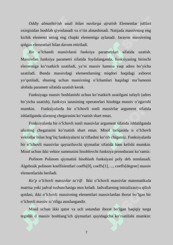 Ko'p o'lchovli massivlar. n ta elementdan iborat kvadrat massiv berilgan. Birinchi qator elementlarining mahsulotini toping. Ko'p o'lchovli massiv tushunchasi. Ko'p o'lchovli massivni qanday saralashni ko'rsatadigan dastur tuzing. 8