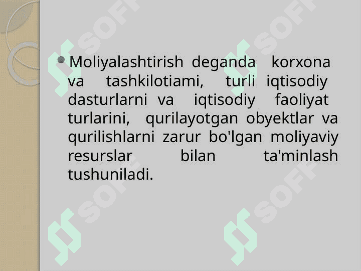 Investisiya faoliyatini moliyalashtirish manbalari va usullari 3